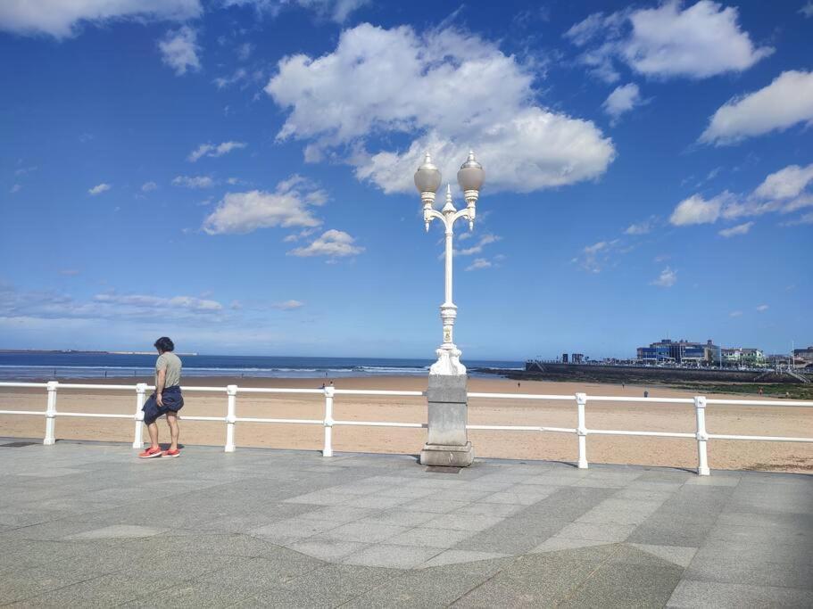 178A Mar De Gijon Apto Con Vistas Esterno foto